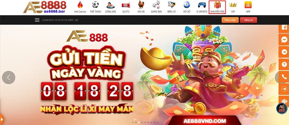 Hướng dẫn cách nhận khuyến mãi AE8888 đơn giản và nhanh chóng